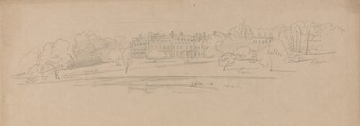 Knowsley Hall by Edward Lear